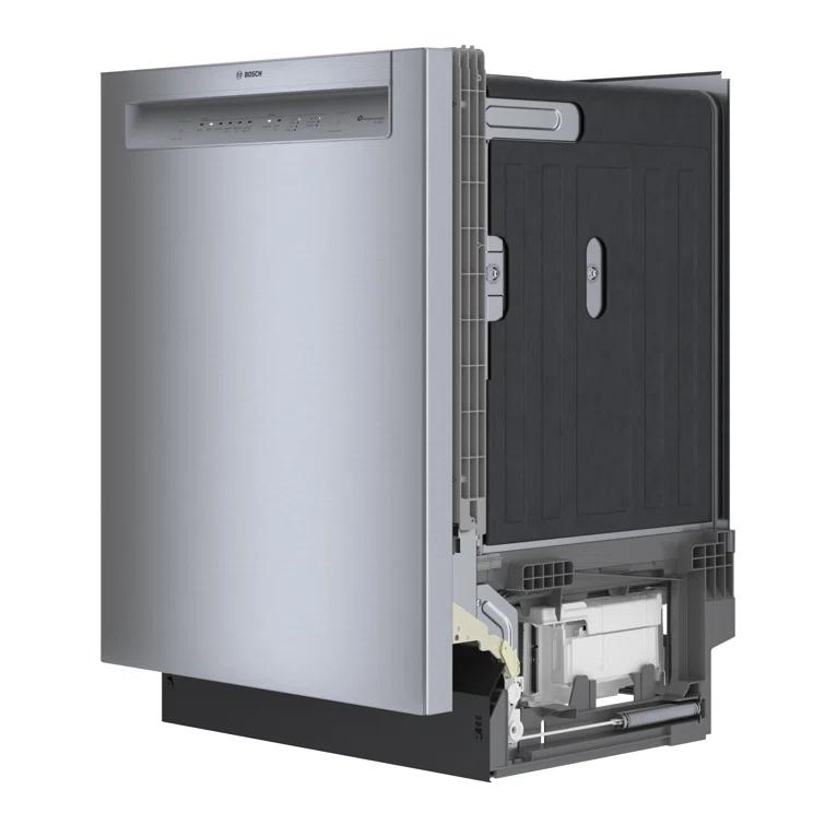 Bosch 800 Series 24" Front Control Built-In Dishwasher with Hybrid Tub SHE3AEM5N