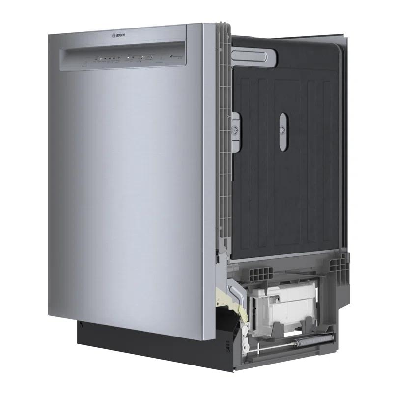 Bosch 800 Series 24" Front Control Built-In Dishwasher with Hybrid Tub SHE3AEM5N