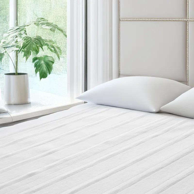 VEVOR Heated Mattress Pad Full Electric Warmer Coral Fleece Auto Off