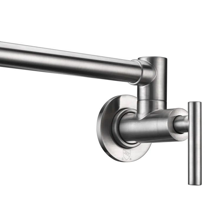 ANZZI ANZZI Braccia Series 24" Wall Mounted Pot Filler With Accessories KF-AZ258BN
