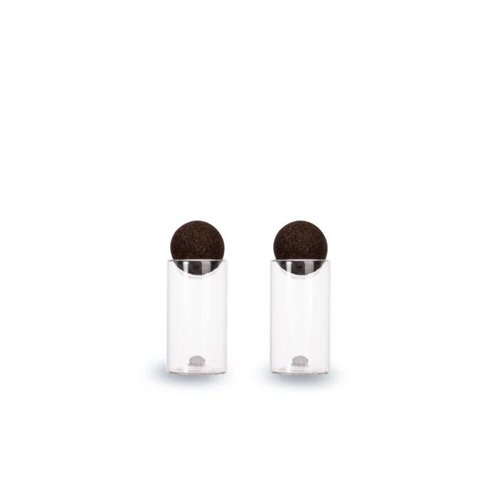 Sagaform Glass Salt And Pepper Shaker Set (Set of 2)