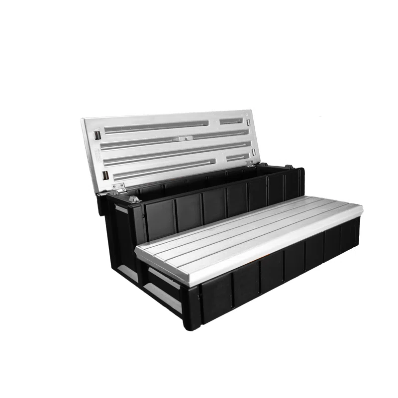 Confer Plastics Confer Plastics 36" Storage Spa Steps Espresso