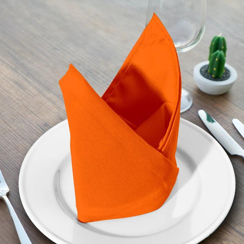 Ruvanti Poly Cotton Enrich Twill Cloth Napkins (Set of 12)