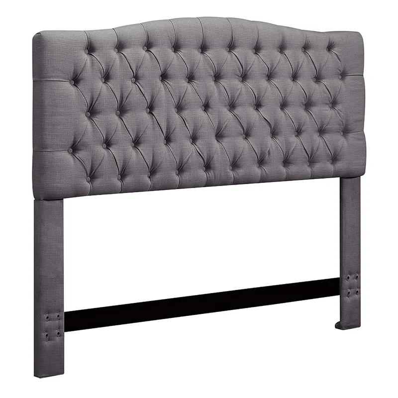 Elle Decor Celeste Tufted Upholstered Padded Headboard with Contemporary Button Tufting & Reviews | Wayfair