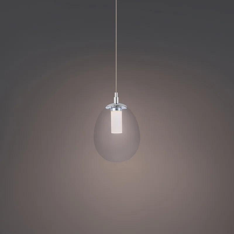Bolla 1 - Light Chrome LED Single Pendant