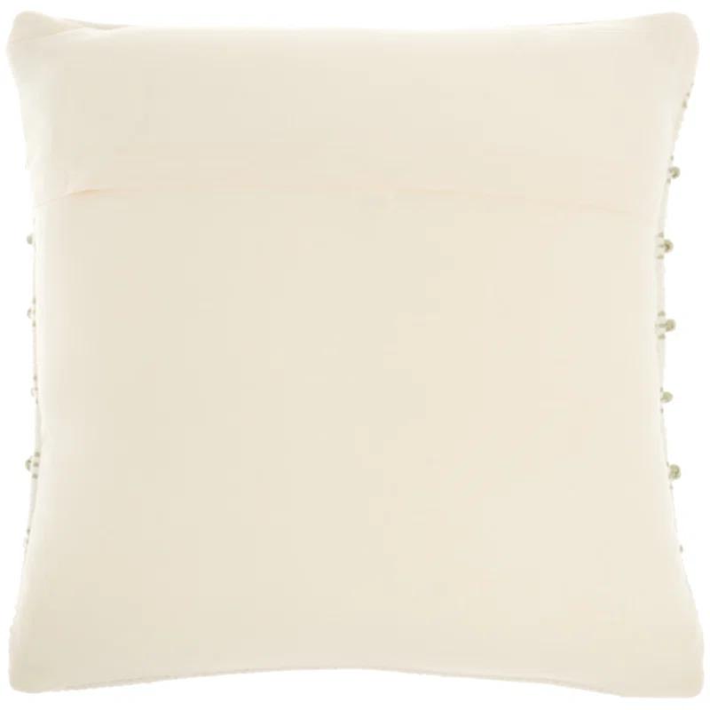 Mina Victory Striped Cotton, Polyester Throw Pillow