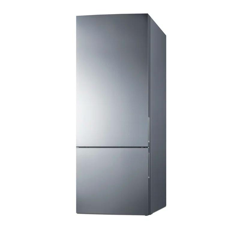 Summit Appliance 28" 14.6 Cubic Feet Energy Star Bottom Freezer Refrigerator