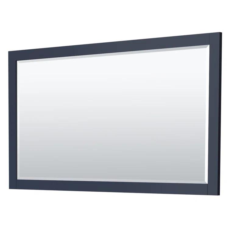 Wyndham Collection Miranda 60" Freestanding Double Bathroom Vanity with Marble Top with 58" Mirror