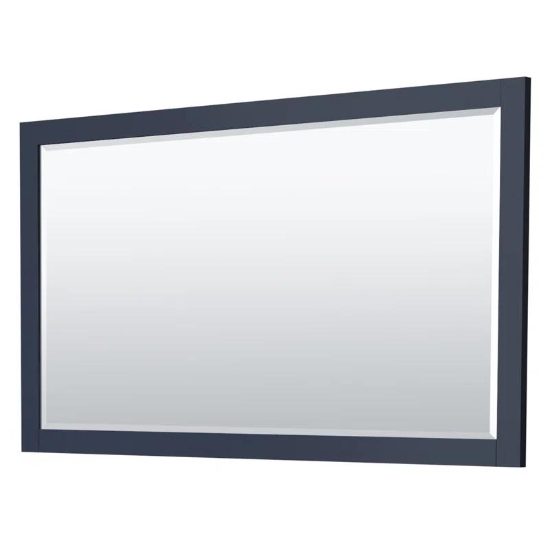 Wyndham Collection Miranda 60" Freestanding Single Bathroom Vanity with Cultured Marble Top with 58" Mirror