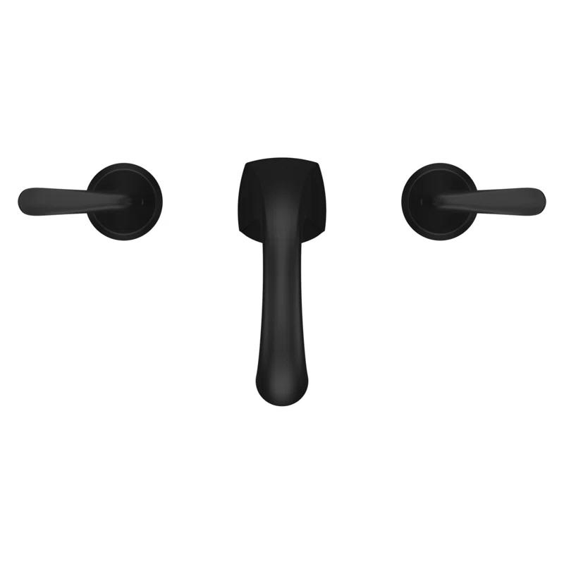 Pfister Willa Widespread Bathroom Faucet with Drain Assembly LF-049-MALSDB