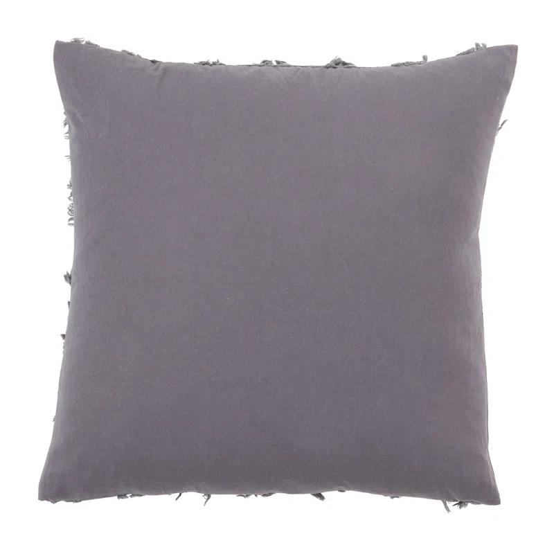 Isla Fringed Cotton Blend Throw Pillow