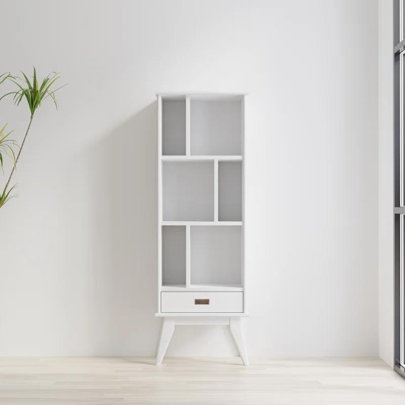 Simpli Home Draper Storage Bookcase