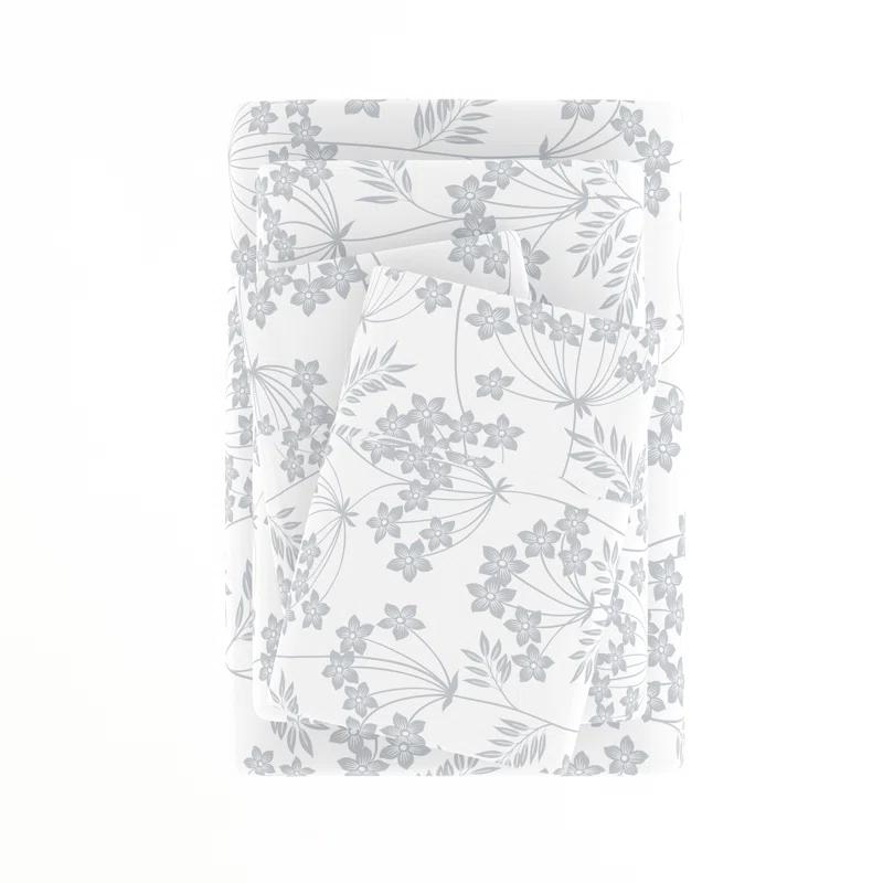 Chantilly Floral Pattern Microfiber Sheet Set