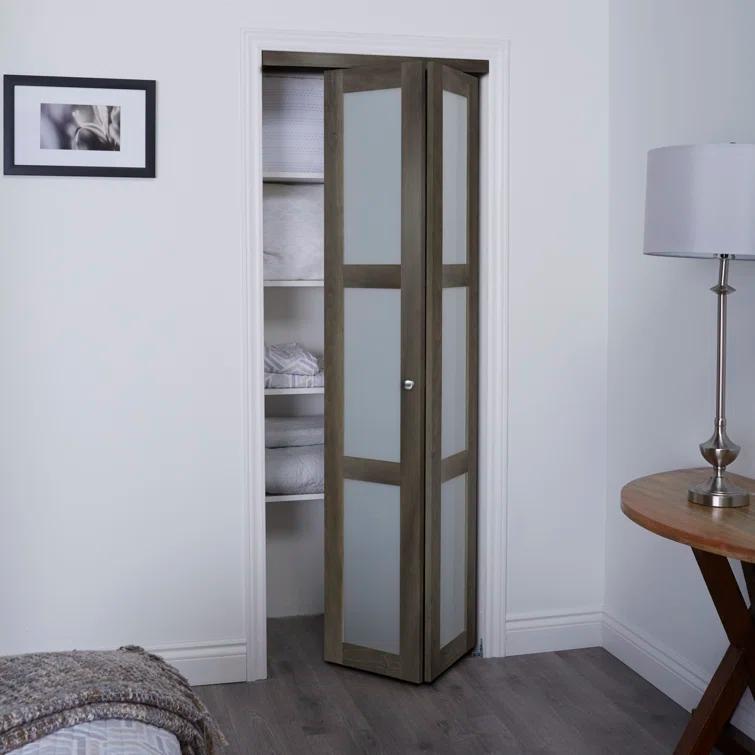 Renin Euro 3-Lite Glass Bi-Fold Door