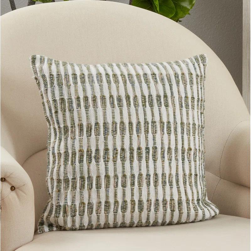 Saro Laelia Collection Cotton Pillow Cover