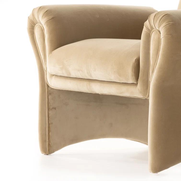 Fenella Accent Chair - Camel Velvet