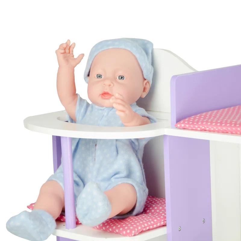 Teamson Kids Olivia's Little World Wooden Doll Changing Station