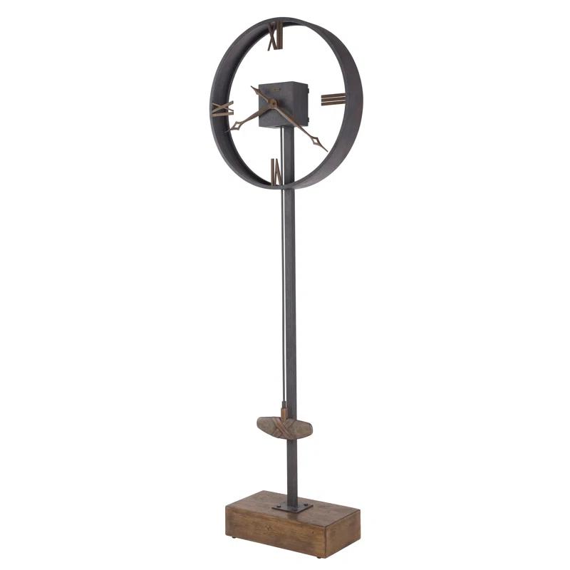 Howard Miller® 76'' H Metal Floor Clock