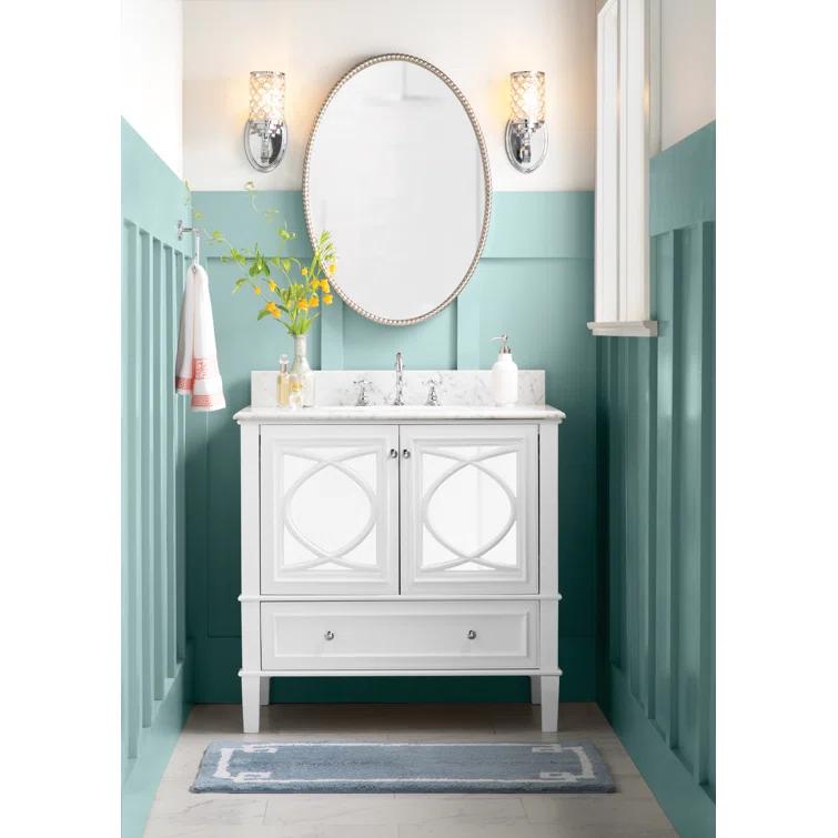 Trinsic Wall Mount Square Open Towel Ring Bath Hardware Accessory