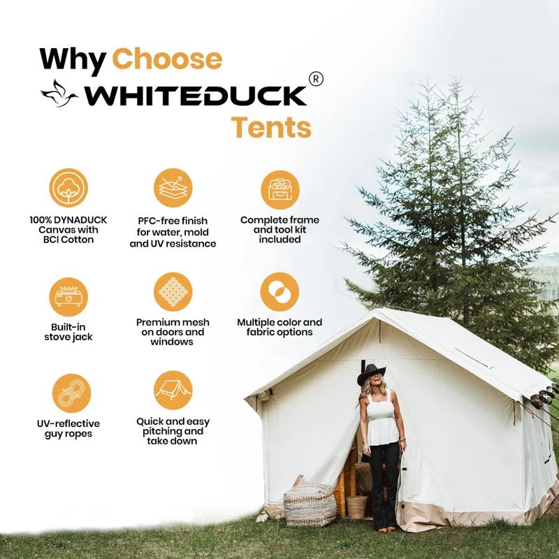 White Duck Outdoors Alpha Water Repellent 12 Person Tent