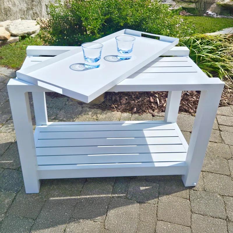 Kettler USA Easy Outdoor Bar Cart With Removable Tray | Wayfair
