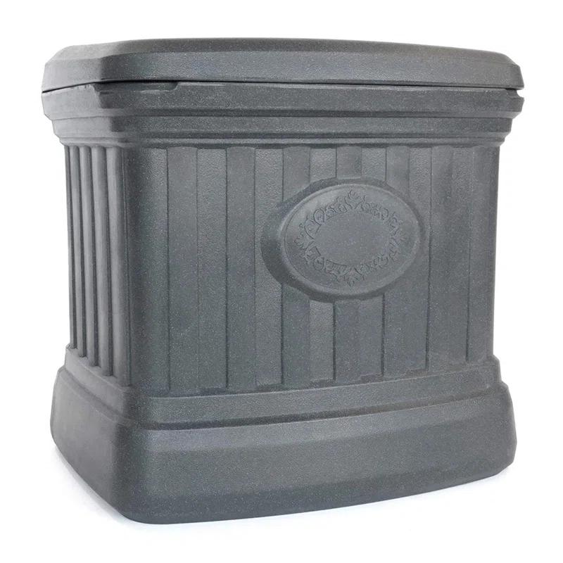 FCMP Outdoor FCMP Outdoor 19'' W 37 Gallons Water Resistant Plastic Deck Box in Gray