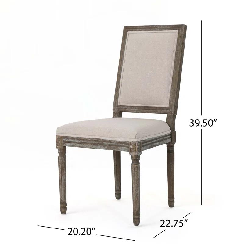 Libretto 20.5'' H Linen Upholstered Side Chair