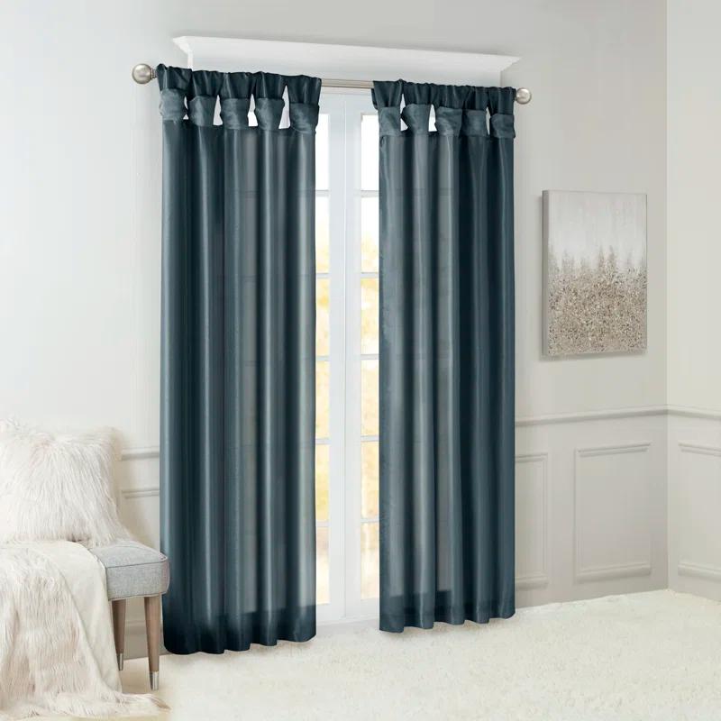 Madison Park Rivau Light-Filtering Single Curtain Panel