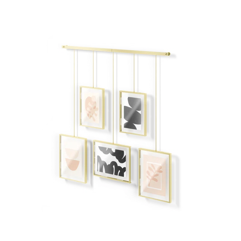 5-Piece Matte Metal Collage Frame Set