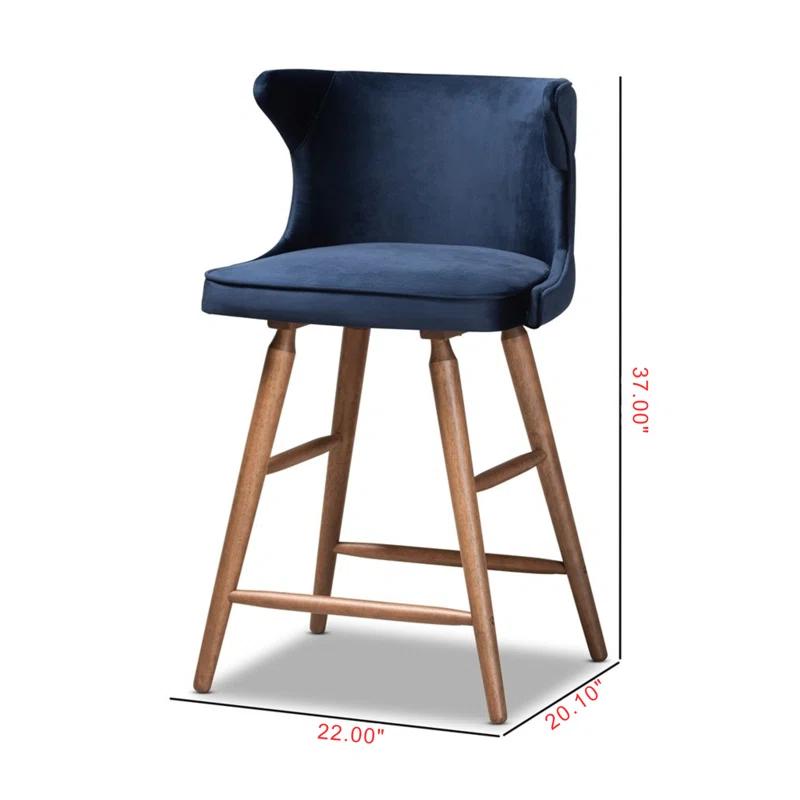 Willa Arlo™ Interiors Bartz Upholstered Counter Stool (Set of 2)