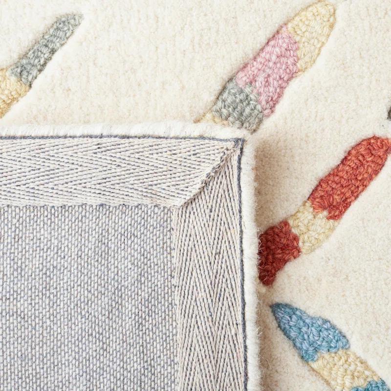Charters Towers Abstract Handmade Tufted Wool Area Rug