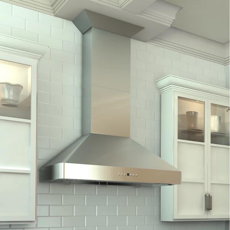 ZLINE ZLINE 36 in. Ducted Wall Mount Range Hood in DuraSnow Stainless Steel (8KF2S-36) KF2-36