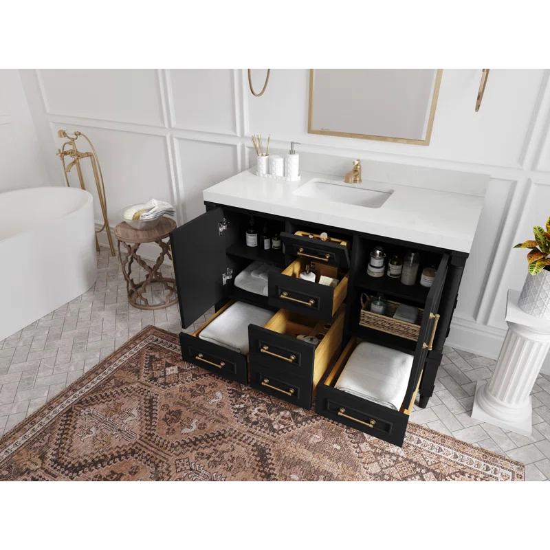 Willow Collections Aberdeen 48'' Single Bathroom Vanity with Top