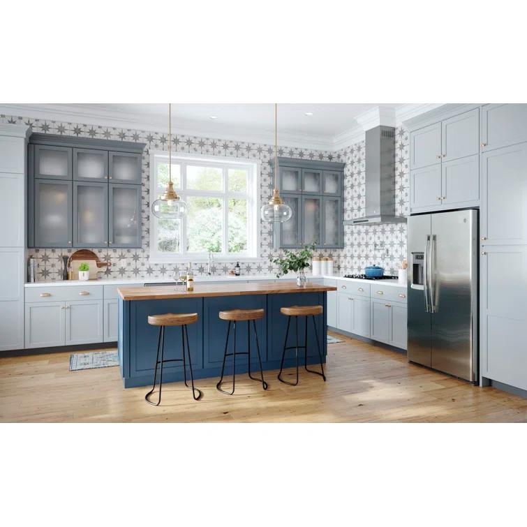 GE Appliances 36" Counter Depth Side-by-Side 21.9 cu. ft. Refrigerator GZS22DSJSS