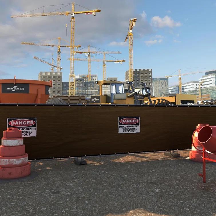 Amgo Amgo Fence Privacy Screen Heavy Duty Windscreen with Bindings & Grommets