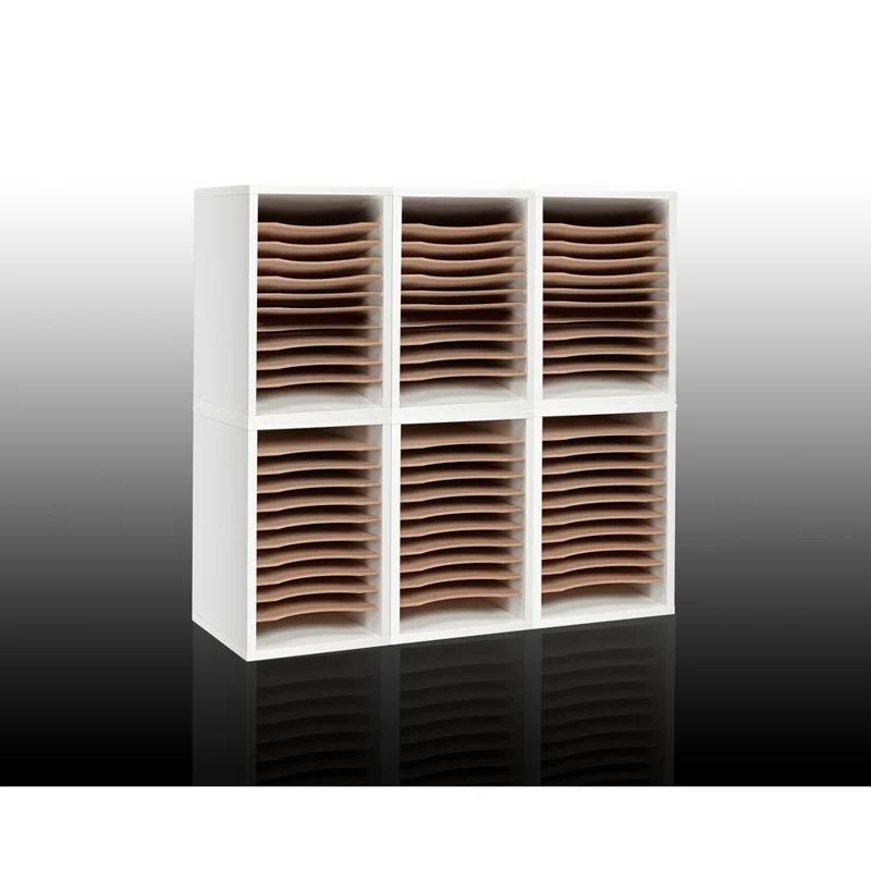 AdirOffice Manufactured Wood Compartment Organizer Literature Sorter Organizer