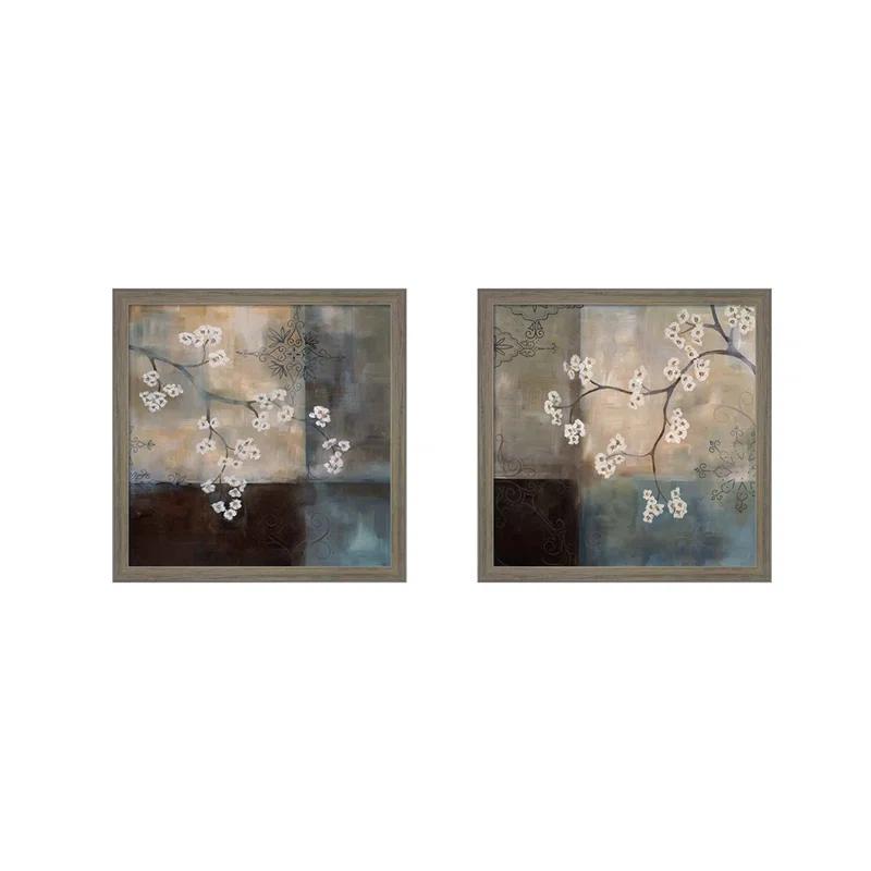 Red Barrel Studio® " Abstract & Natural Elements I & II " by Laurie Maitland 2 - Pieces