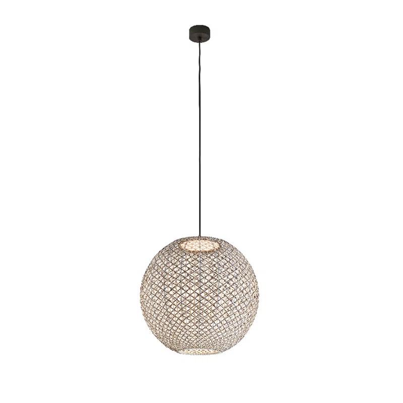 Nans 1 - Light Black LED Sphere Pendant