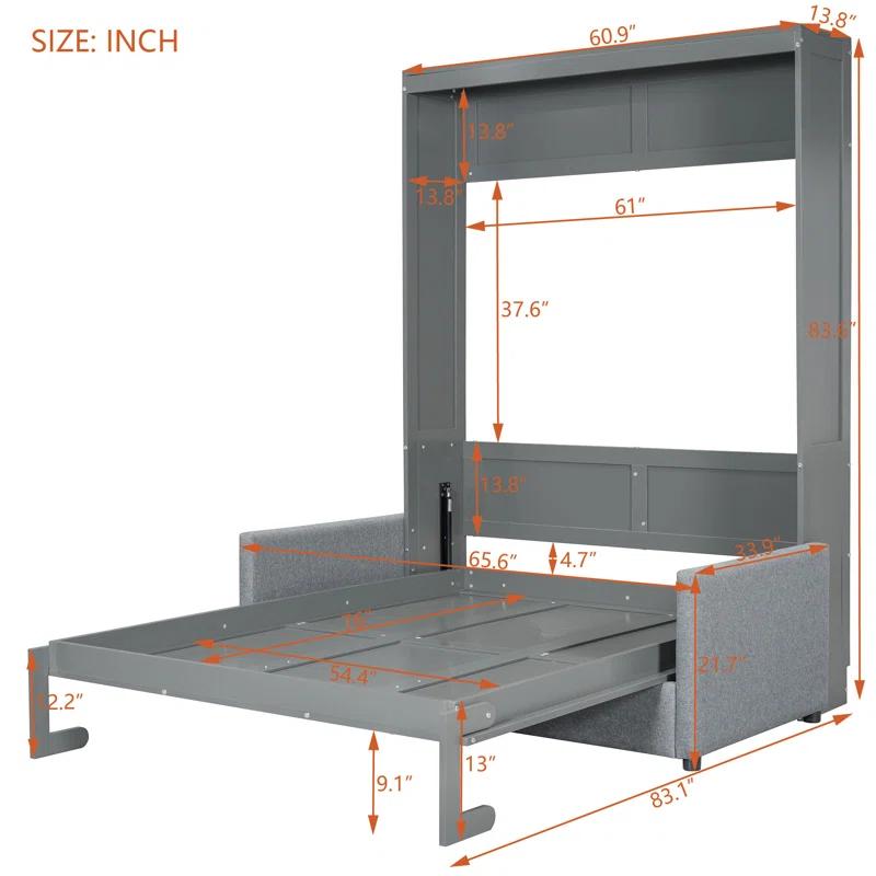 Farm on table Murphy Bed Wall Bed with Cushion