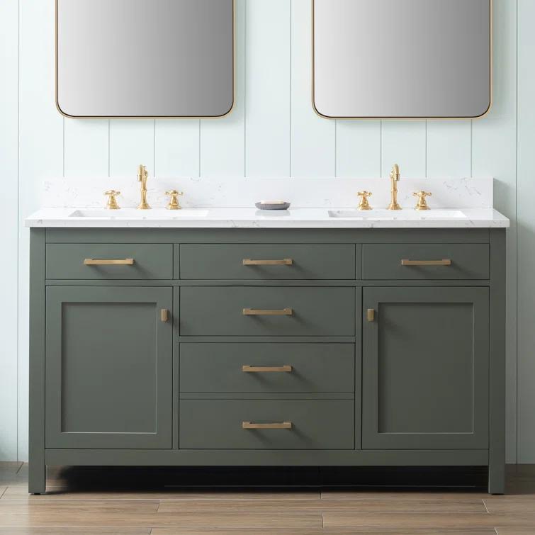 Latitude Run® Wenniah 60" Double Vanity