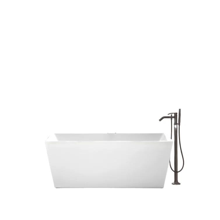 Chloe Freestanding Soaking Acrylic Bathtub