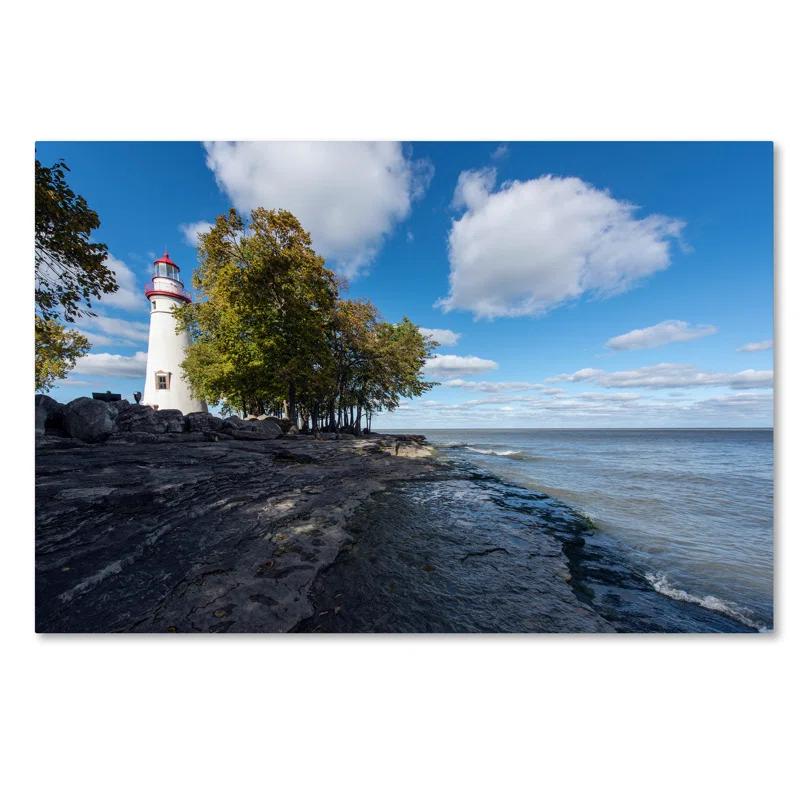 Trademark Fine Art Kurt Shaffer " Marblehead Lighthouse Ohio " by Kurt Shaffer