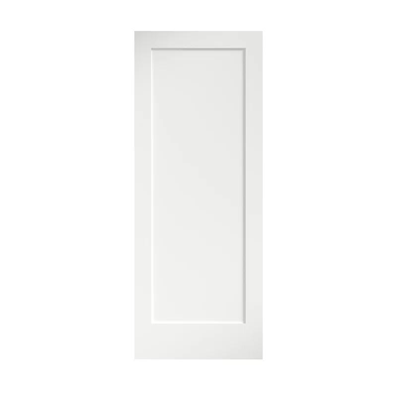 EightDoors 80'' Solid Wood Paneled Slab Door