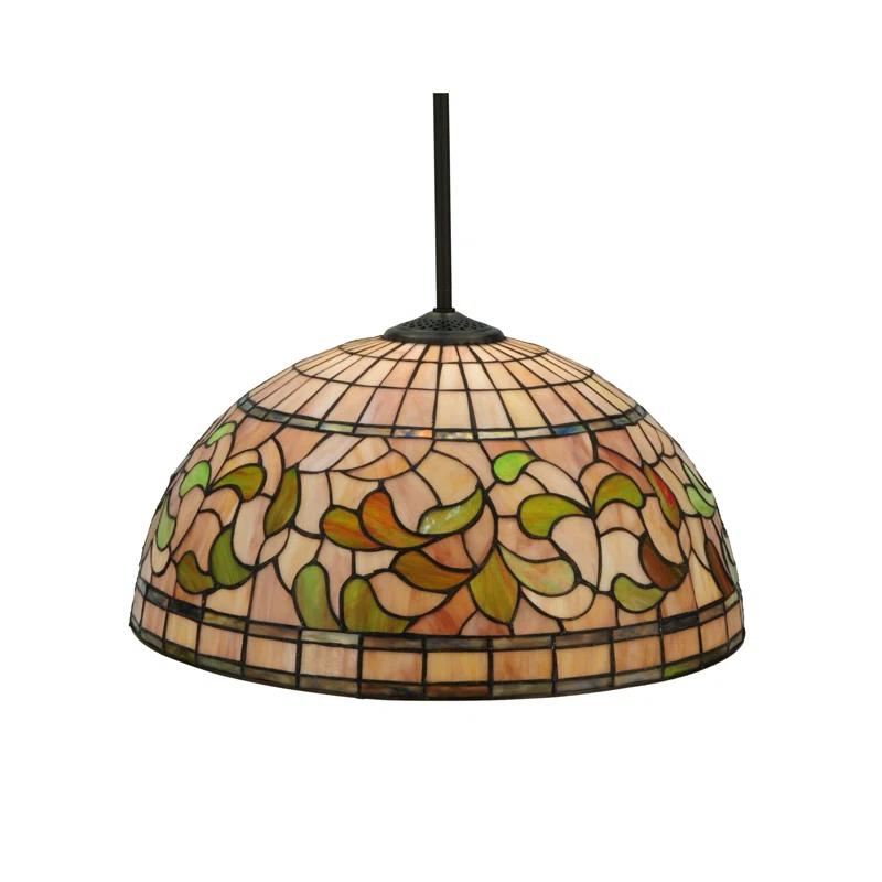 Meyda Tiffany & Stained Glass 1 - Light Mahogany Bronze Single Pendant