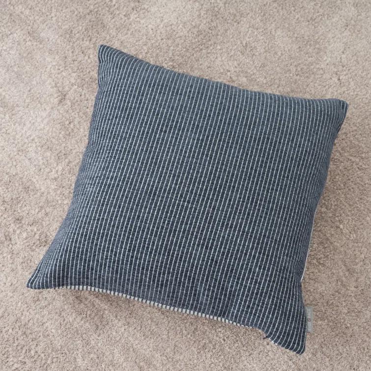 EverGrace Elsa Reversible Pinstripes Striped Reversible Throw Pillow
