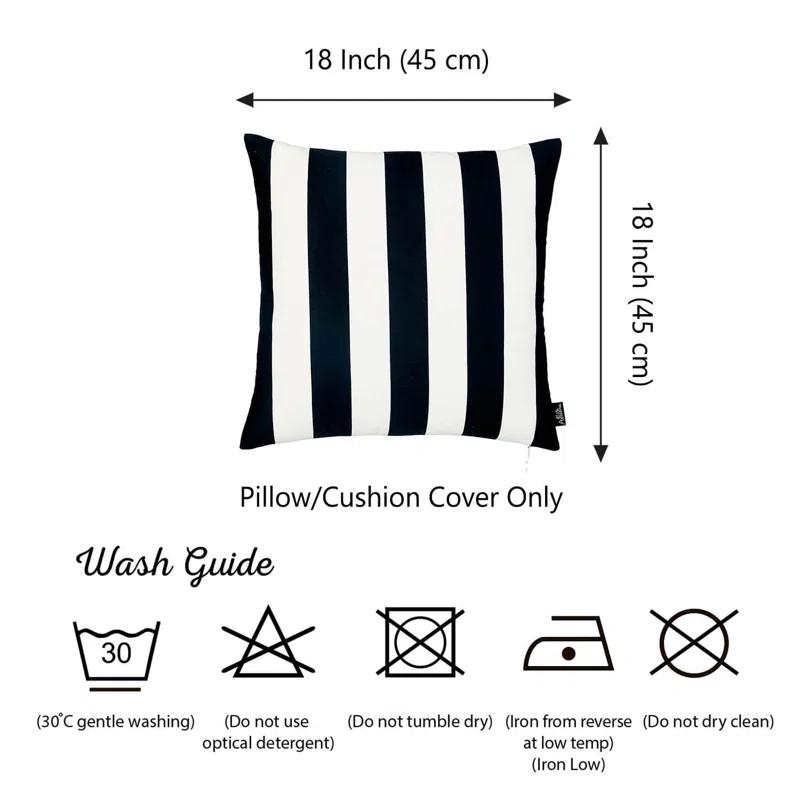 Apolena Stripe Striped Reversible Pillow Cover