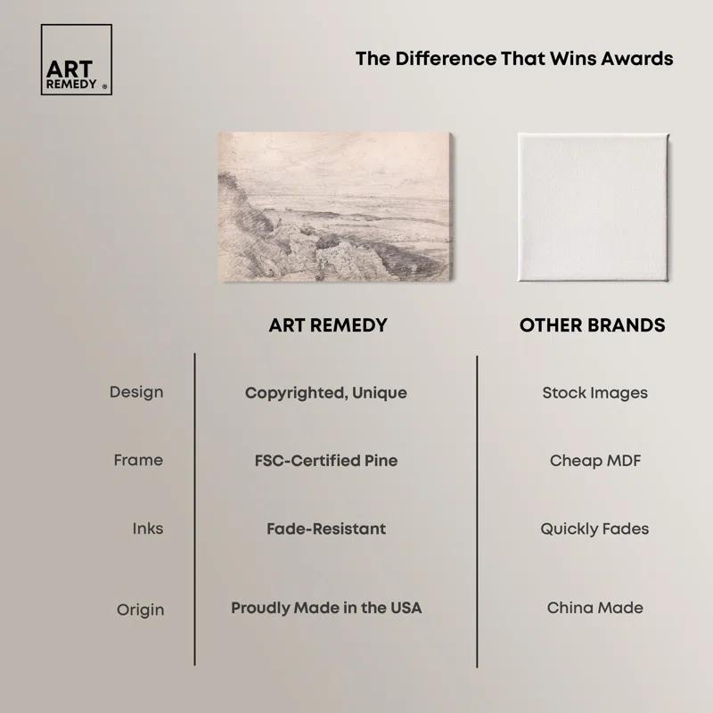 Art Remedy Salisbury Plain Canvas Vintage Illustration by Art Remedy