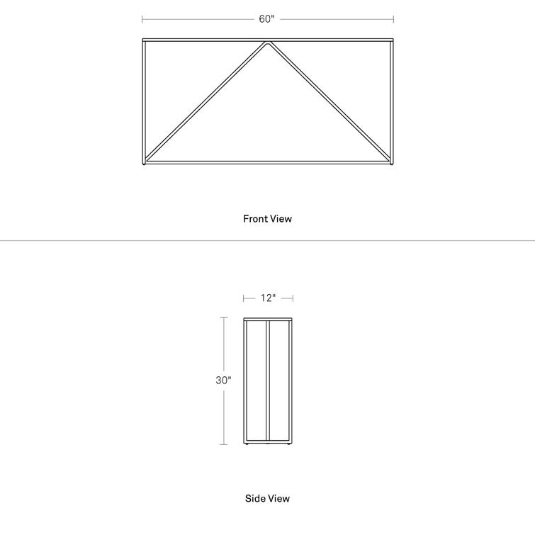 Blu Dot Strut 60'' Console Table