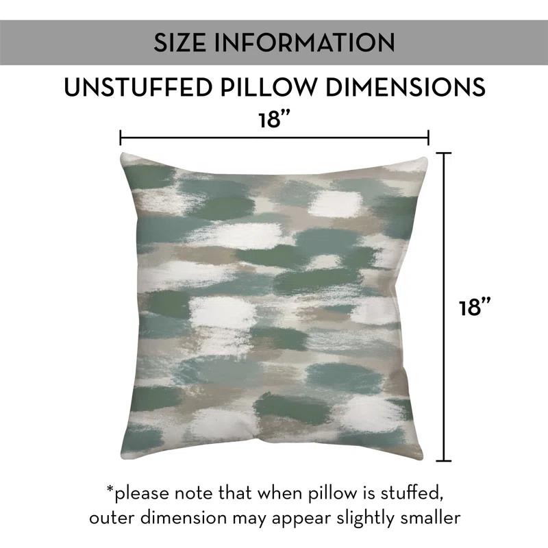 Designs Direct Creative Group Abstract Indoor/Outdoor Reversible Throw Pillow