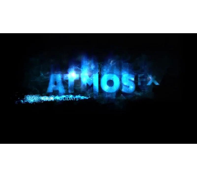 HoliScapes® USB Projector Kit - AtmosFX Jack-O-Lantern Jamboree USB + Projector + 48" x 72" Large White Holographic Screen
